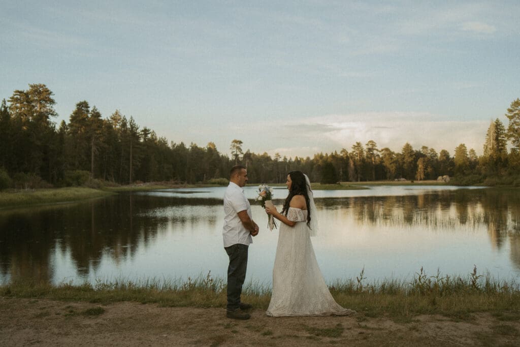 Big Bear Elopement Ceremony